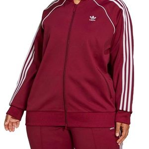 Women’s Burgundy Adidas Tracksuit